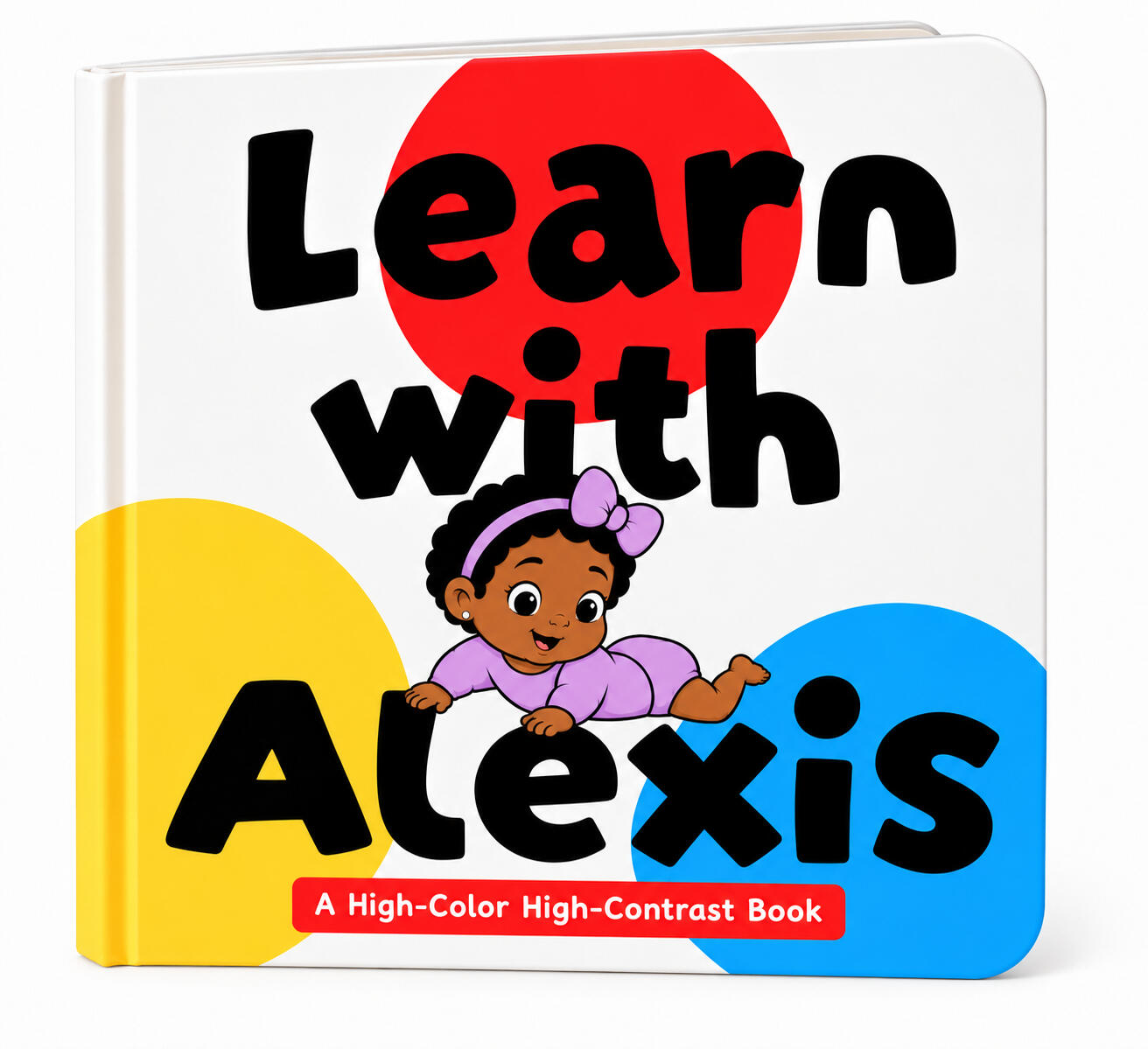 Baby reaching for book